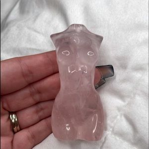 Rose Quartz Goddess Body Crystal